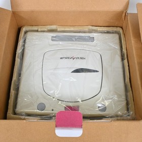 SEGA Saturn Console White HST-0014 Boxed Controller Cables tested
