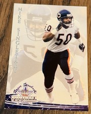1994 Ted Williams Roger Staubach's NFL #11 Mike Singletary Chicago Bears