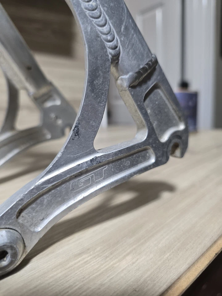 1996 GT LTS-1 Frame Polished Aluminum 20 Inch Made in U.S.A - Image 4 of 4