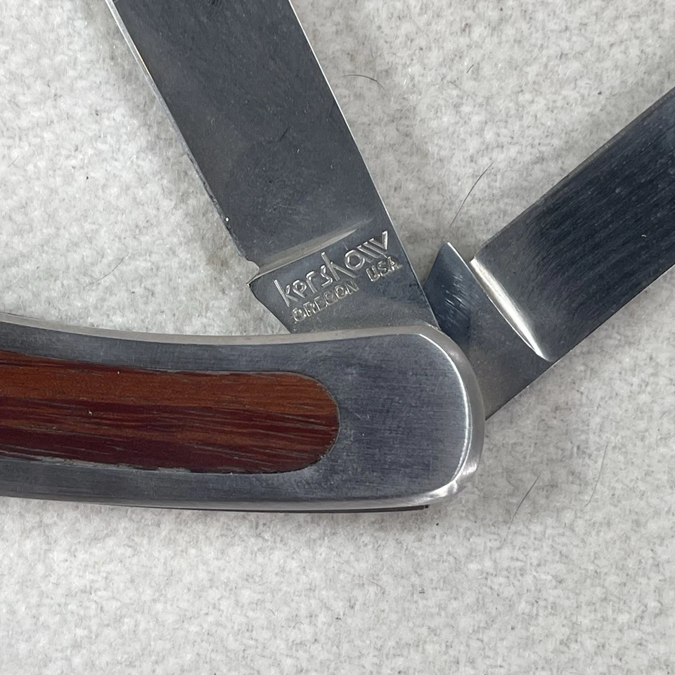 Кожаные ножны Kershaw Easy Rider 2060 Stockman инкрустация палисандр нержавеющая сталь - Изображение 2 из 4