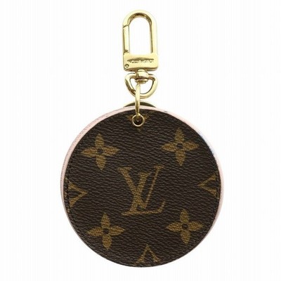 Louis Vuitton キーリング LOUIS VUITTON Compact Mirror Key Ring Back Charm Keychain Round