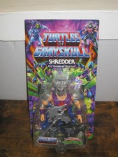 Mattel MOTU Origins  Turtles Of Grayskull - Shredder  Un-punched Card  MOSC NEW