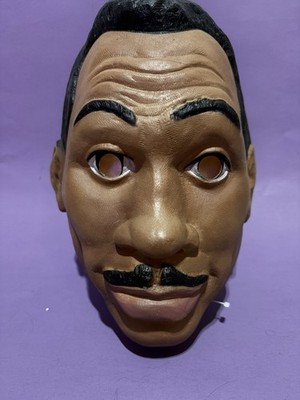 Vtg Eddie Murphy 1988 Cesar Raw Mask Rare Halloween Vinyl Full Head Delirious