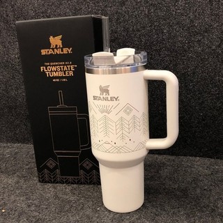 STANLEY Quencher H2.O FlowState Tumbler Limited Edition Winterscape Pale Stone