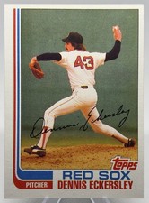 1982 Topps - Dennis Eckersley  #490 Boston Red Sox