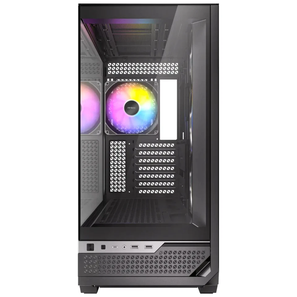 Antec C7 ARGB Mid Tower Tempered Glass PC Gaming Case, computer case (BLACK) - Image 4 of 4