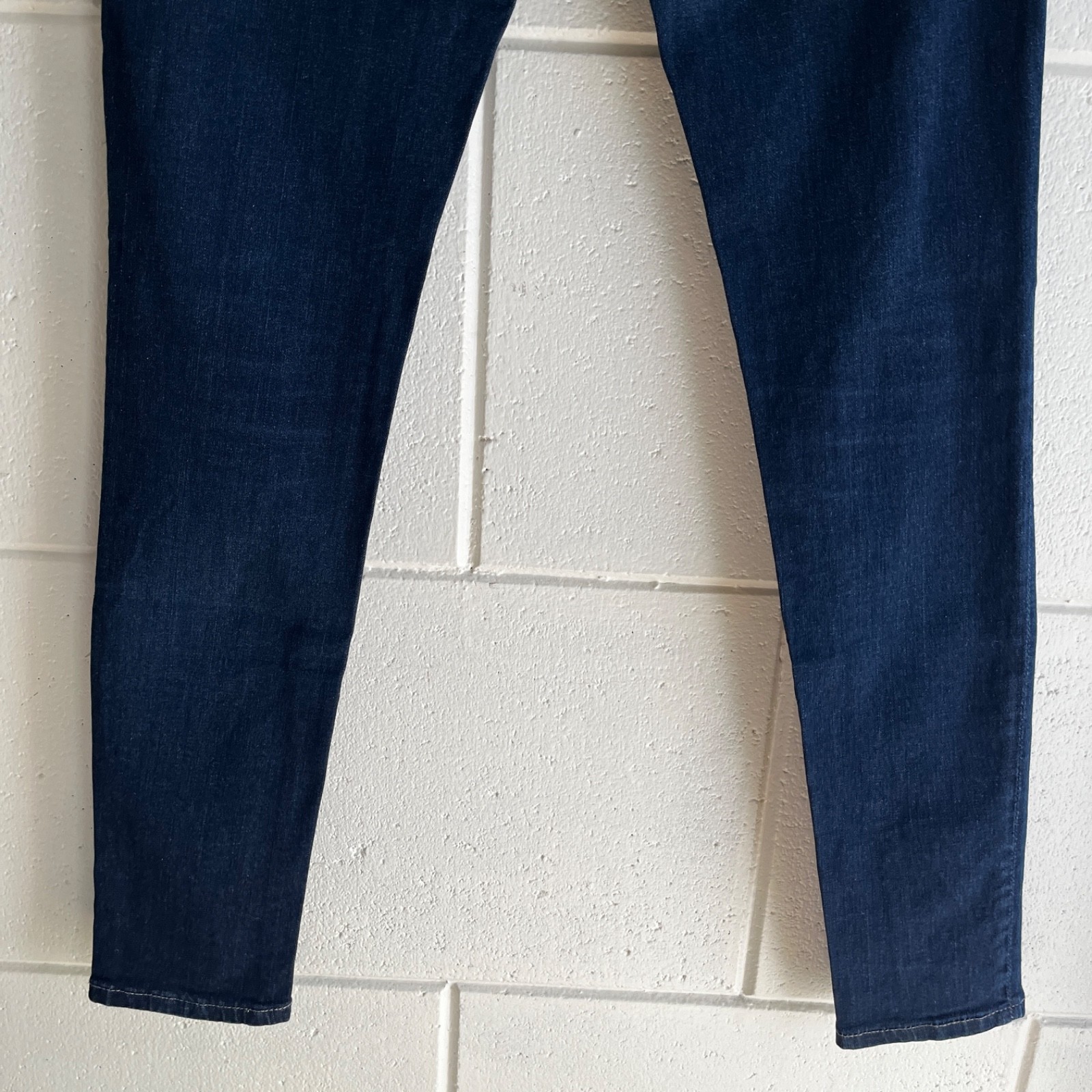 Vigoss Studio Womens Dark Denim Wash Skinny Jeans Size 27 Low Rise