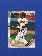 Armani Smith Signed 2019 Bowman Draft #BD-157 Auto Giants autograph Rookie Rc