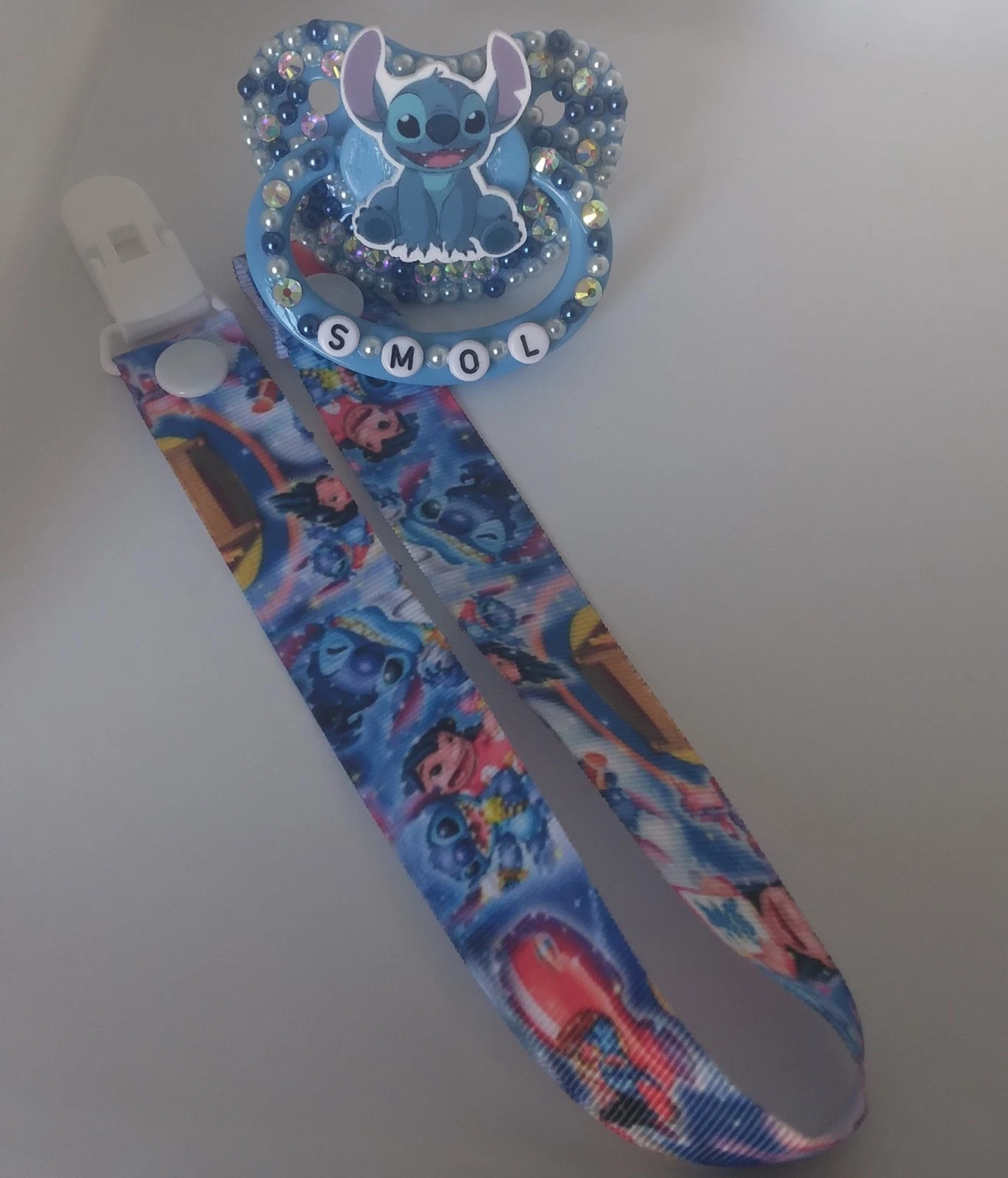 Adult Pacifier Dummy - NUK Inspired-Read Description- Lilo And Stitch -ABDL