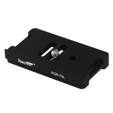 Haoge PQR-70L QR Camera Quick Release Plate w Fixed Lip Compatible with Arca RRS