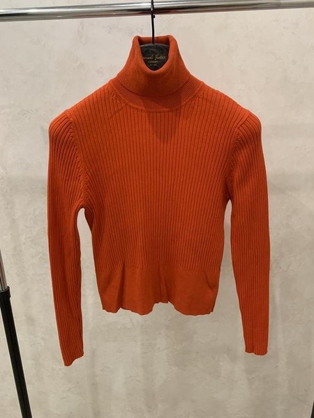 Women ZARA Turtleneck Orange 40 / L / 48