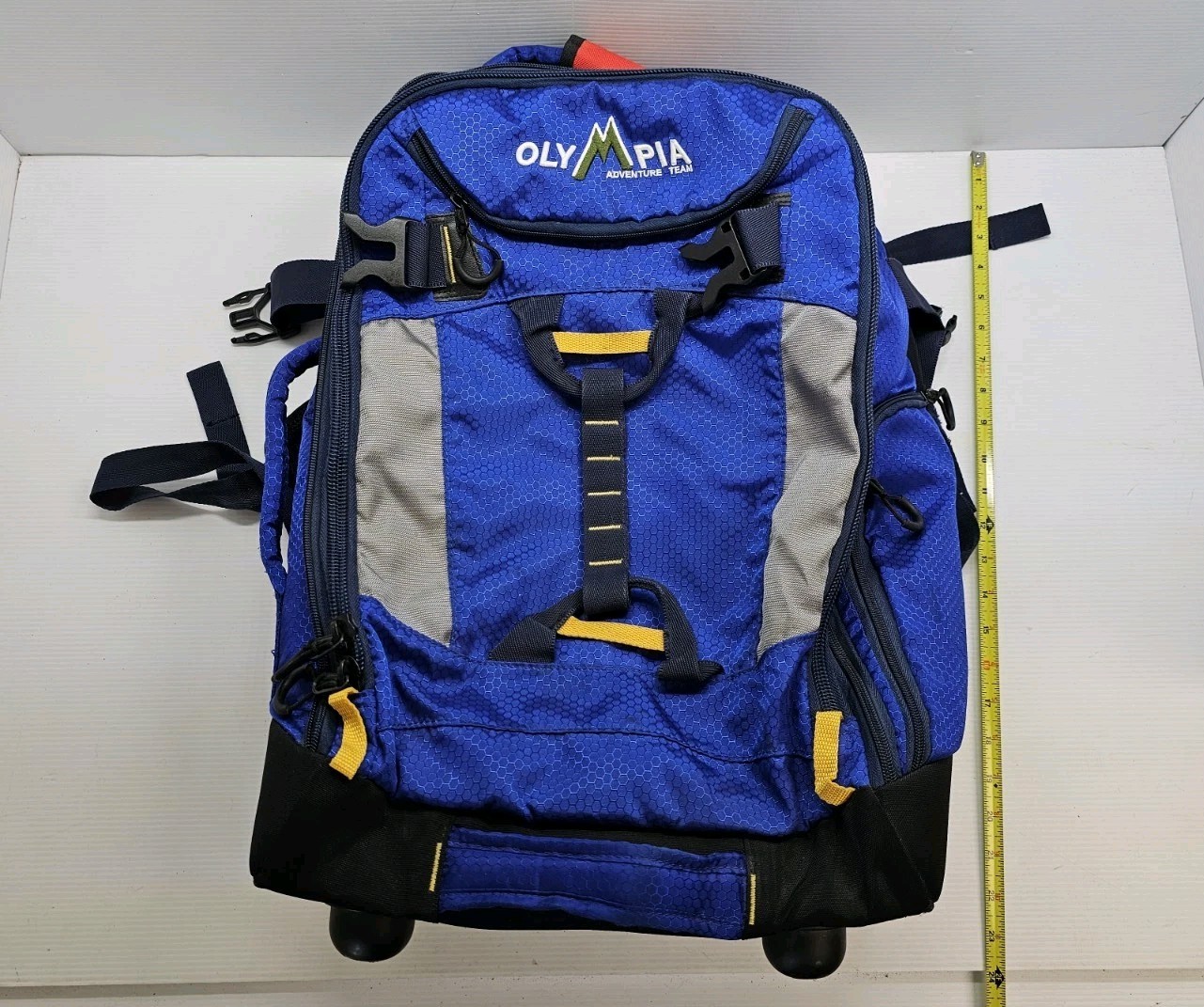 Olympia Adventure Team Rolling Travel Backpack Wheeled Carry