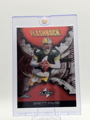 2025 Leaf Flash Flashback BRETT FAVRE 1/1 One of One Red Packers FLB-8