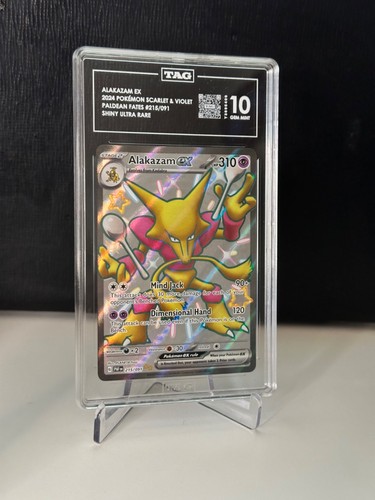 Alakazam ex graded TAG 10 for sale on eBay