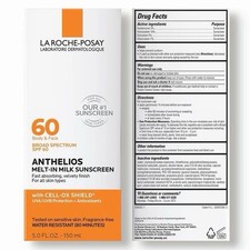 La Roche-Posay Anthelios Melt-In Milk Sunscreen SPF 60 5.0 fl oz Oil-Free