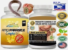 Remove Parasite ANTI PARASITE HERBAL Body Cleanse DETOX para Parasitos y Amibas