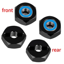 RCBATER 4Pc 12mm Wheel Hex Hub Adapter for Losi Mini JRX2 & JRXT 1/16 Scale Car