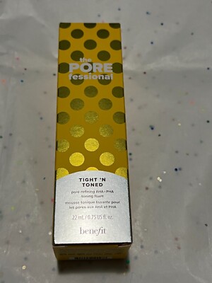 Benefit~PORE Professional~Tight 'N Toned Pore Refining Foam~22ml/0.75 fl oz~NIB~