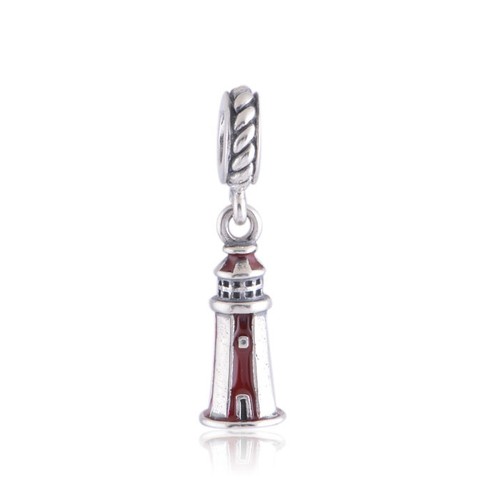 PANDORA Charm Sterling Silver ALE S925 LIGHTHOUSE DANGLE 791137EN42 dc - Picture 2 of 2