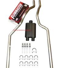 99-08 GMC Sierra 1500 4.8 Truck Dual Exhaust Mandrel Bent w/ Flowmaster Super 44