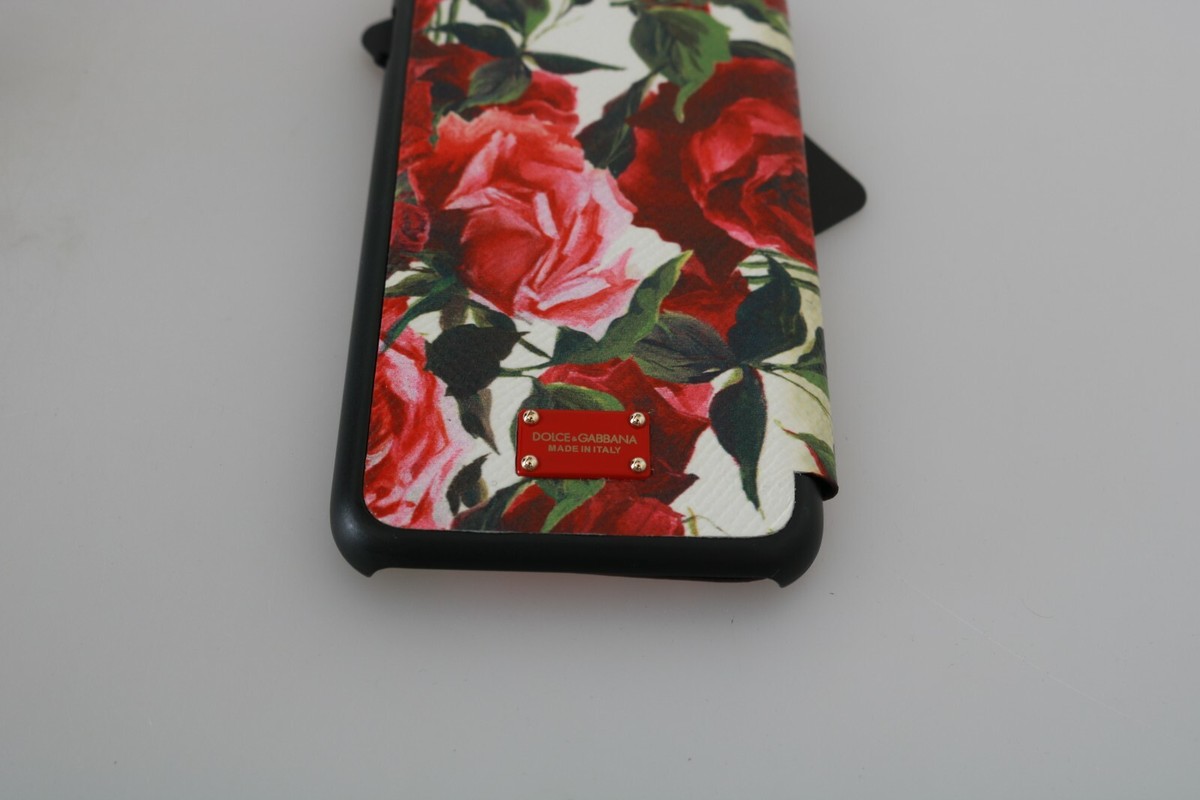 DOLCE&amp;GABBANA - iPhone7ケース  DOLCE &amp; GABBANA DOLCE & GABBANA Phone Case Cover Pink Leather Floral Crystal