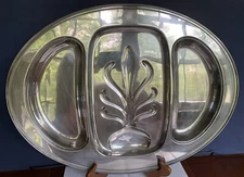 W & S Blackinton Silver Plate Meat Tray # 182 ~ 22” X 16”