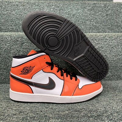Nike Air Jordan 1 Mid SE AJ1 Turf Orange Mens Size 12 DD6834-802