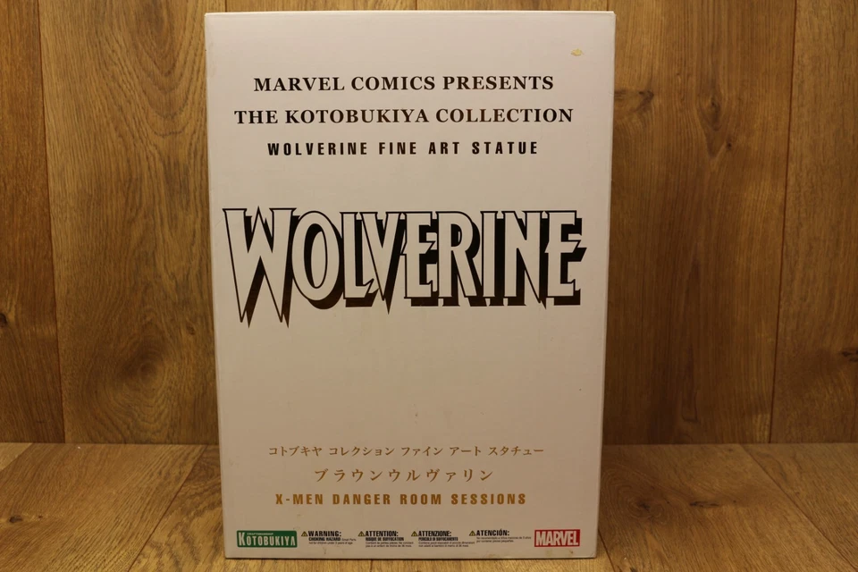 Kotobukiya X-Men Wolverine Brown Costume Danger Room Session Statue #505/3300 - Image 3 of 4
