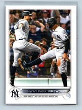 2022 Topps Fenway Park Fireworks Yankees #399