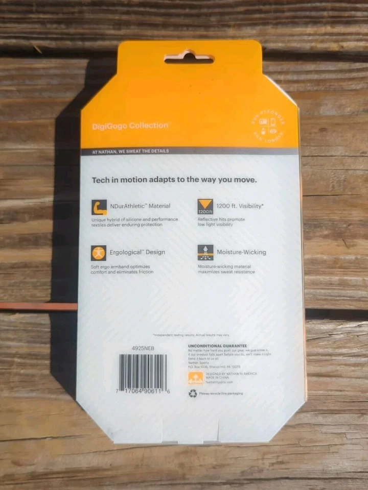 Brazalete para teléfono celular Nathan Sonic Boom Samsung Galaxy S4 azul/verde lima 4925NBE. Foto 2 de 3