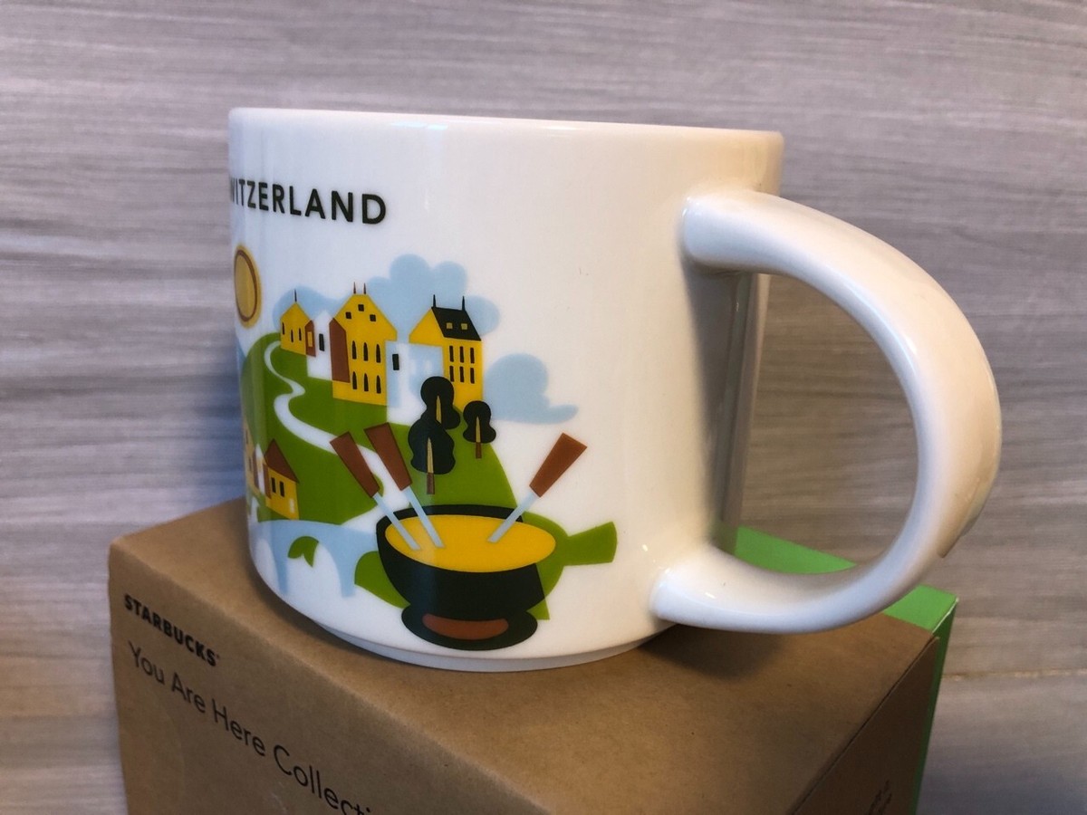Switzerland Starbucks coffee Cup Mug 14oz You Are Here Collection