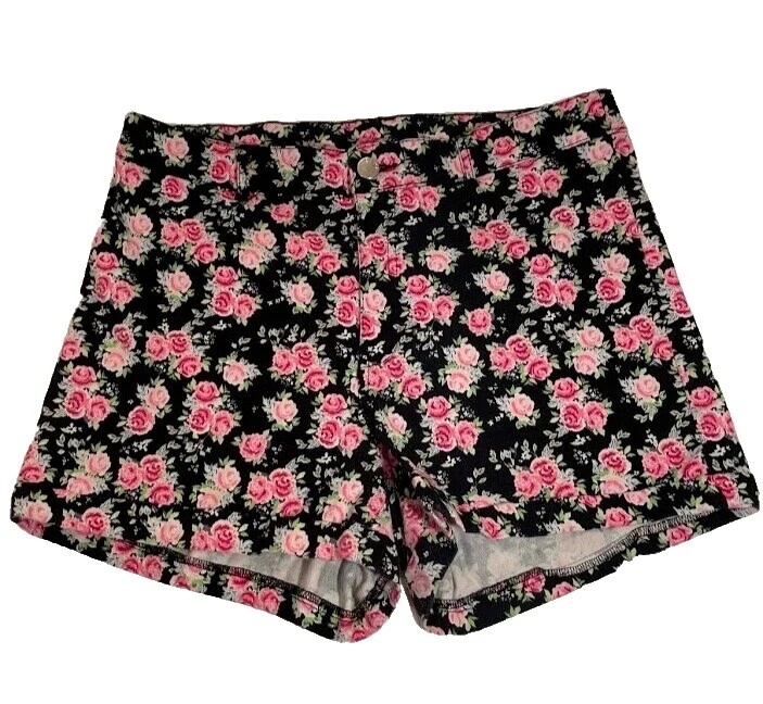 Pantalones cortos Floral H&M Mezcla de algodón para mujeres