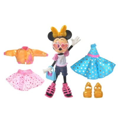 Disney Store Japan Minnie Figur Fashion Set WALT DISNEY World 50TH CELEBRATIONS