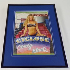 Nina Agdal Bikini at Coney Island 2016 Framed 11x14 Photo Display 