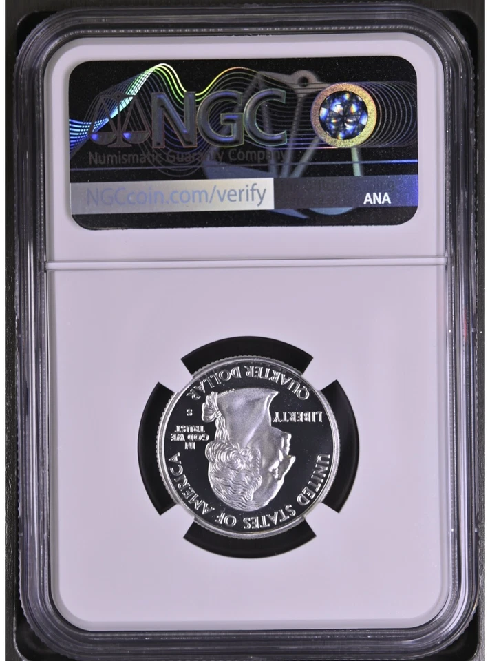 2002-S  - SILVER PROOF MISSISSIPPI STATE 25c - NGC PF70 UCAM San Francisco - Image 2 of 3