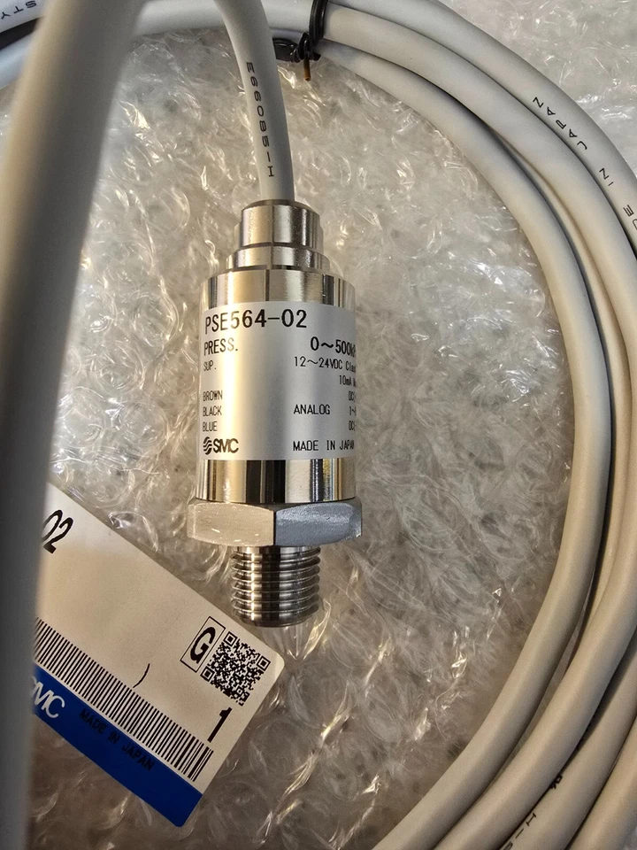 SMC PSE564-02 Pressure Sensor 12-24 VDC 0-500 kPa - Image 3 of 3