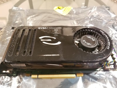 EVGA e-GeForce 8800 GTS PCI-E Dual DVI TV-Out Dual Slots Video Card Great 