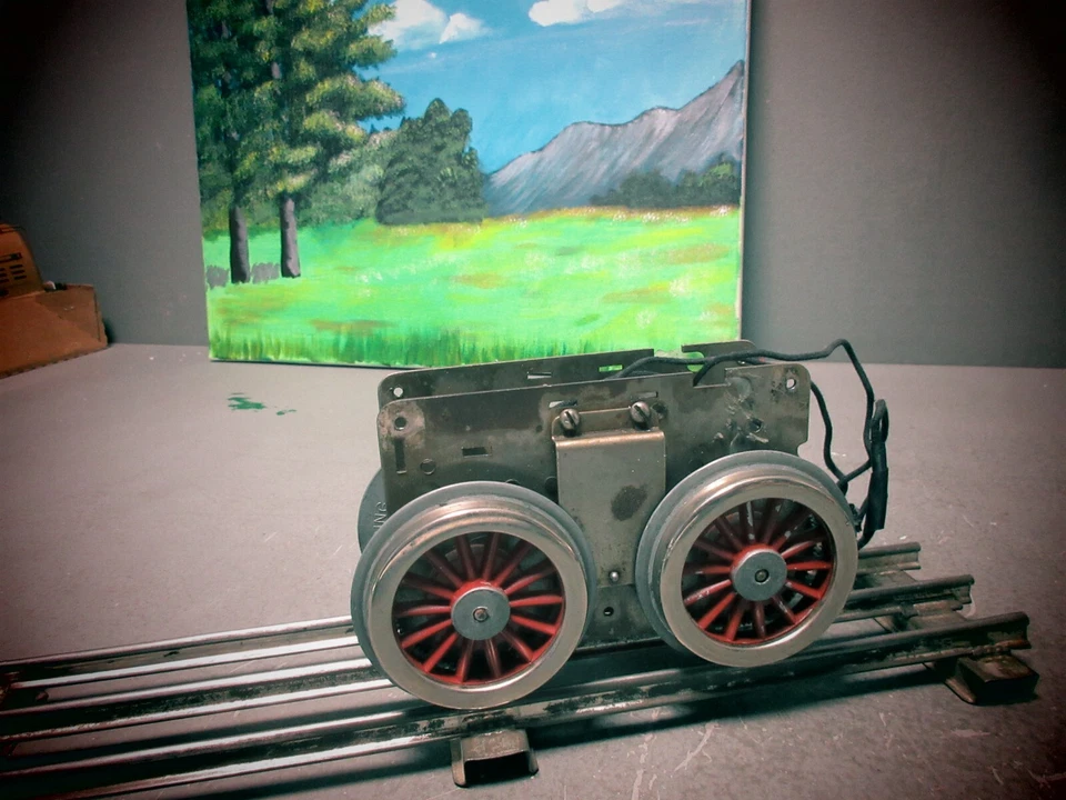 LIONEL PREWAR STANDARD GAUGE LOCOMOTIVE SUPER MOTOR W/ MANUAL E-UNIT TESTED - Image 4 of 4