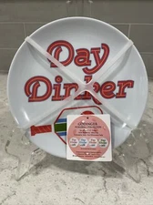 Set 4 Assorted DAY DINKER 7.5” Melamine Plates Lunch Party Appetizer PICKLEBALL