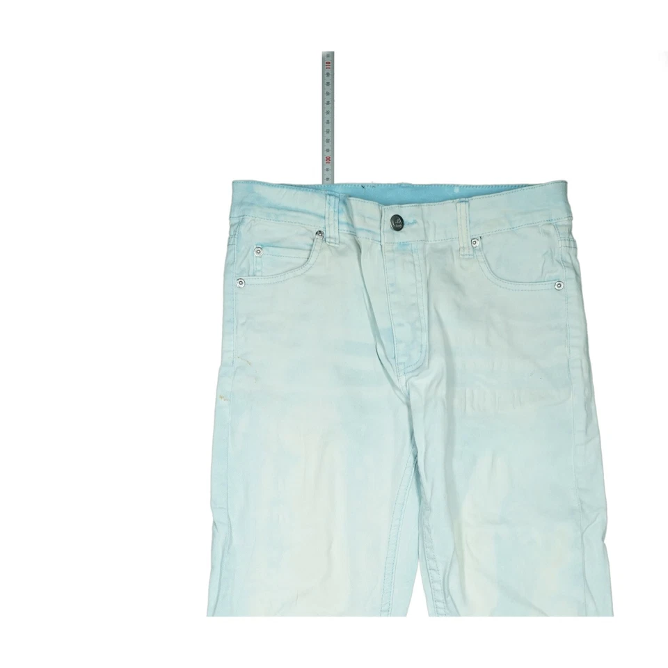 Cheap Monday Damen Jeans Hose stretch high Rise Slim 36 M W29 L30 acid Ice Blau  - Bild 2 von 4