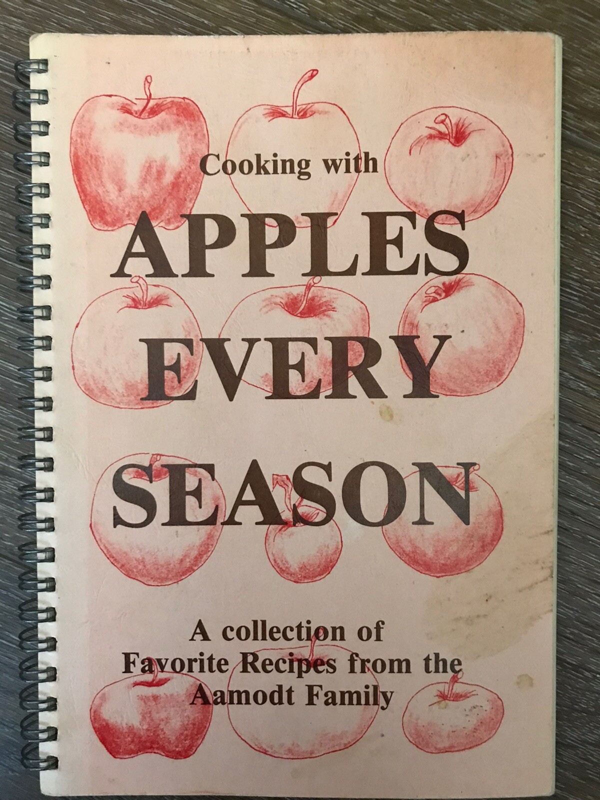 Vintage 1982 APPLES EVERY SEASON Cookbook Cooking Recipes Cook Book | eBay