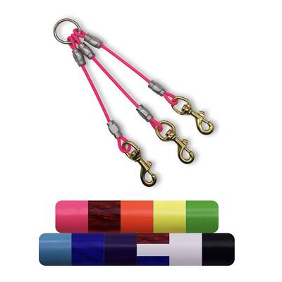 3 Dog Splitter Coupler Heavy Duty Triple Dog Lead Attachment