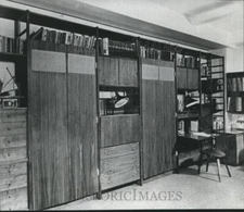 1973 Press Photo Murphy beds that fold behind the panel doors - hca08924