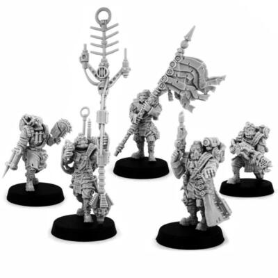 Grim Skull Miniatures 28mm Imperial Dead Dogs Command Squad