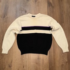 Demetre Sweater Womens Medium Ski Vintage 70s 80s Apres Snow Wool Striped USA