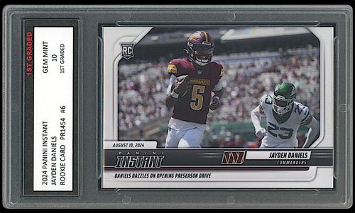 2024 Prizm Green EMERGENT Prizms Jayden Daniels Rookie Washington Commanders #2