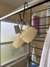 Natural Loofah Sponge With Hemp Loop for Hang...