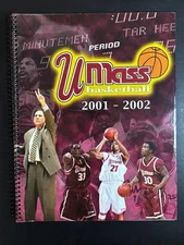 2001 2002 UMASS Men's Basketball Media Guide Bruiser Flint 