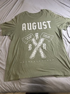 August Burns Red T Shirt XL Bloodletter Green Band Tee Metal Core