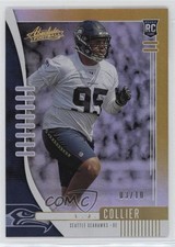 2019 Panini Absolute Rookie Gold Spectrum 3/10 LJ Collier #188 06st